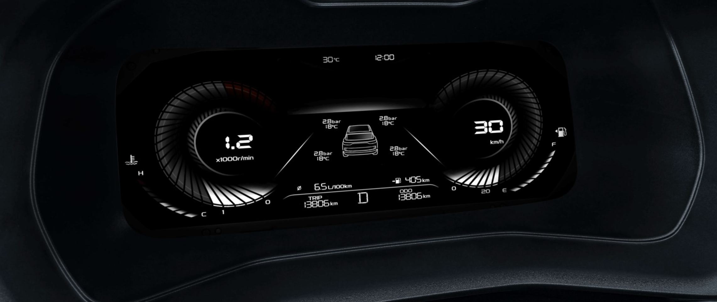 Цифровая приборная панель